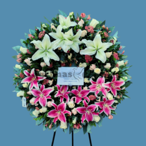 Corona fúnebre San Miguel